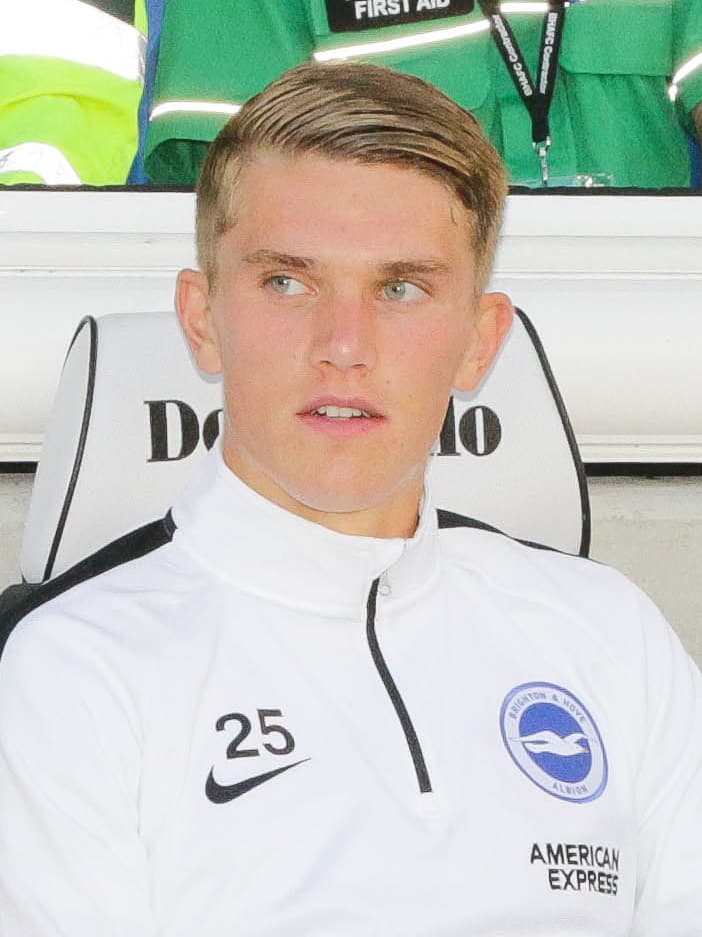 Viktor Gyökeres under sin tid i Brighton 2018