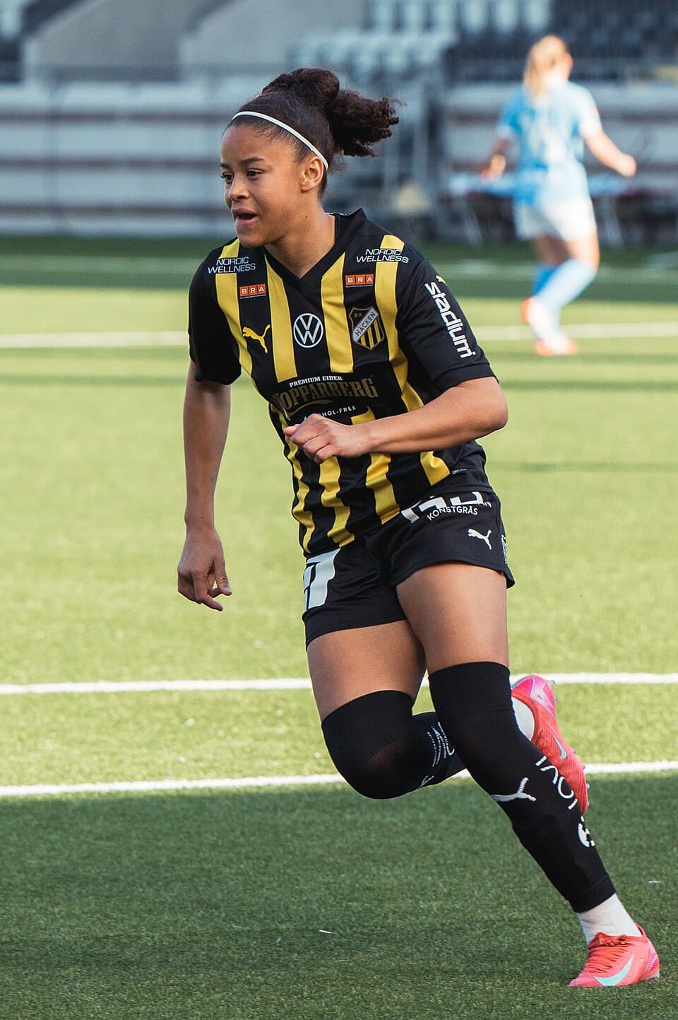 Felicia Schröder under en Damallsvenskan-match