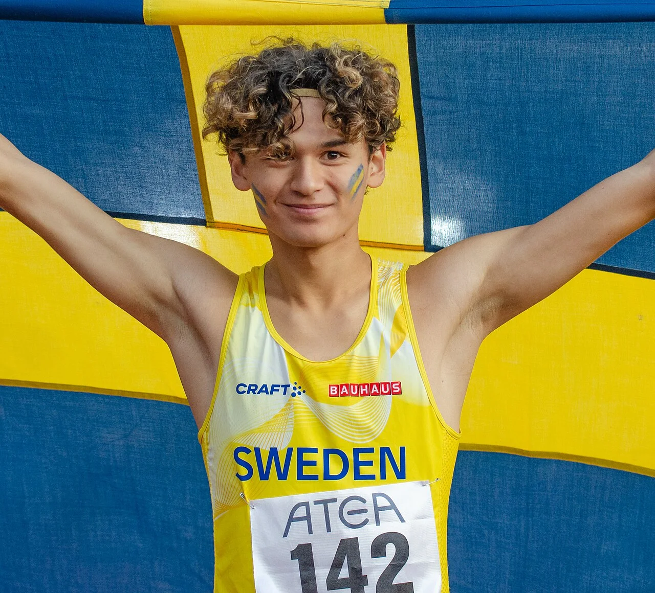 Melwin Lycke Holm under en tävling