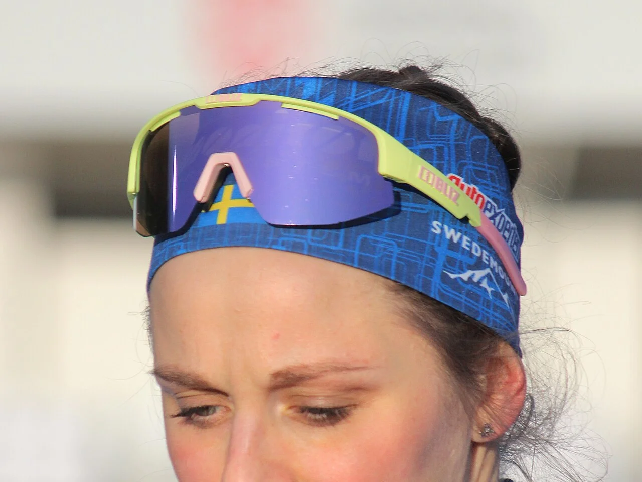 Stina Nilsson under skidskytte-VM i Nové Město na Moravě 2023